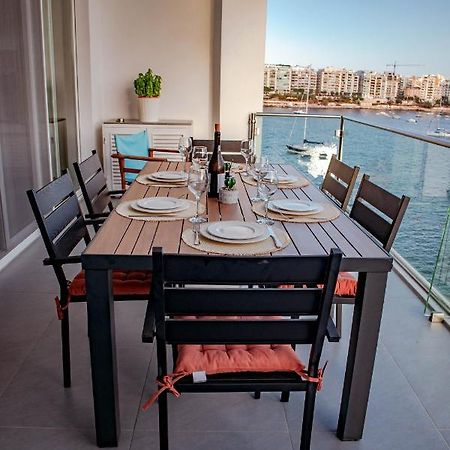 Seafront Two Bedroom Apartment San Ġiljan Extérieur photo