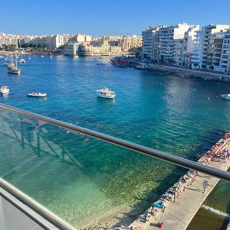 Seafront Two Bedroom Apartment San Ġiljan Extérieur photo