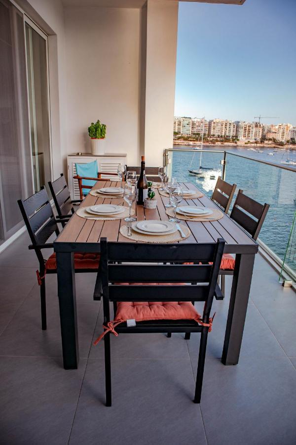 Seafront Two Bedroom Apartment San Ġiljan Extérieur photo