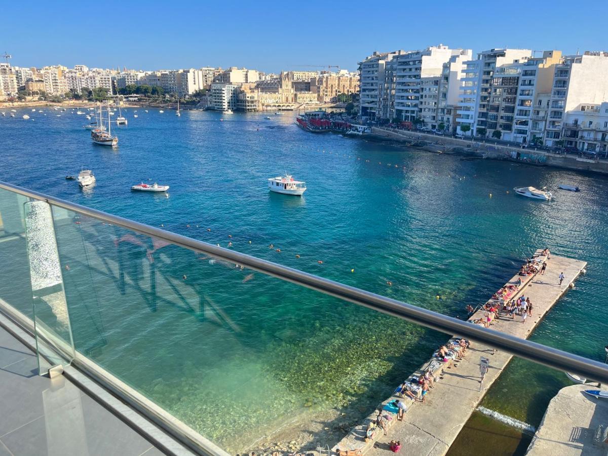Seafront Two Bedroom Apartment San Ġiljan Extérieur photo