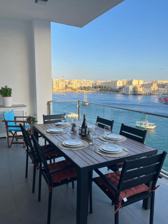 Seafront Two Bedroom Apartment San Ġiljan Extérieur photo